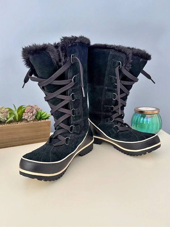 Sorel Shoes - SOREL Tivoli High II Black Waterproof Winter Boots Size 8